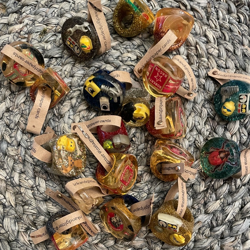 InkandGlitter Lego  Rings - Any for $29
